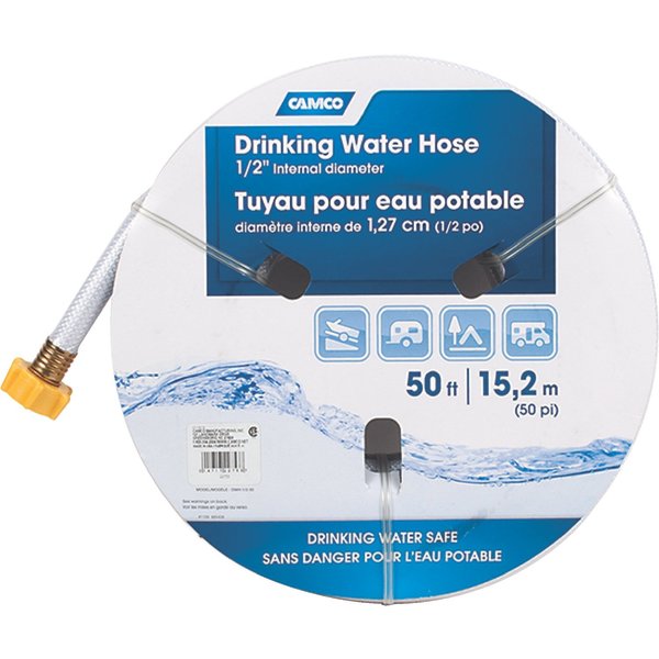 Camco Marine Camco TastePURE Drinking Water Hose 1/2" x 50'L 22753